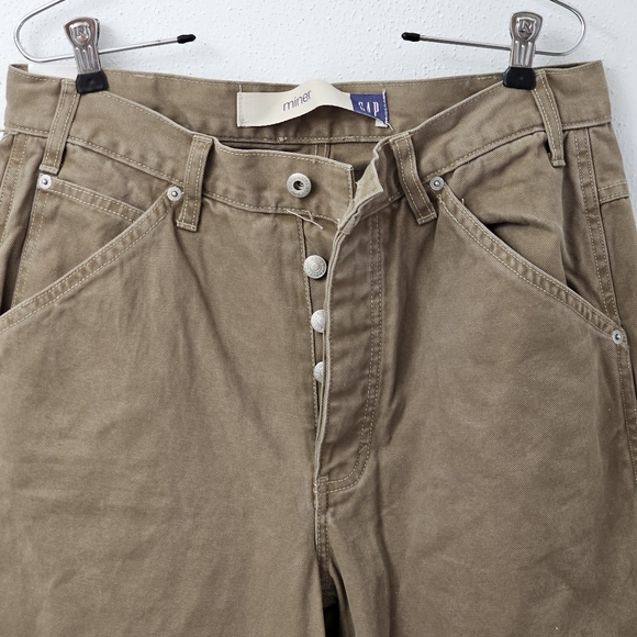 NWT RARE 90's GAP Miner Double Knee Button Fly Grunge Skater Utility Jean - Picture 10 of 11